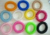 Wholesale telephone wire hair holder or bracelet/hair accessory