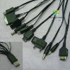 Wholesale Multi cord for mobile phone,PDA, Digital Camera, Camcorder, Laptop, MP3 player