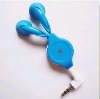 YB-R001 retractable earphone