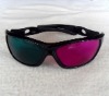 Wholesale Red/Cyan Plastic 3D Glasses with High Quality