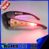 Flashing sunglasses