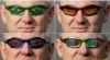 Wholesale New fashion plastic sunglasses in different flags logo