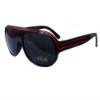 Black/Red millionaire sunglasses