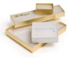 Paper jewelry box with PVC window