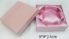 Fashion Pink Square Cardboard Paper Jewelry Gift Box(DSCO117801.1)