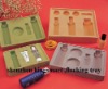 PS flocking tray with velvet