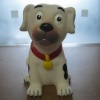 plastic puppy coin bank-18cm(high)
