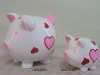 Wholesale ceramic piggy bank, porcelain money box