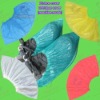 Wholesale disposable CPE shoe cover (disposable PE shoe cover)