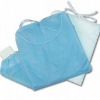 Wholesale blue isolation gown with knitted cuff