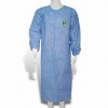 Wholesale PP nonwoven Disposable surgical gown with knit cuff
