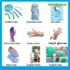 Wholesale nurses caps/non woven coat/disposable gloves/ pp mask/aprons/buffant caps/surgeon caps