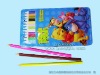 Wholesale Stationery cartoon promotion plastic/wooden drawing color pencil set