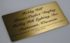 Etched Brass Cards