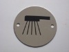 etched metal nameplate