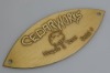 Wholesale Frosted etched Brass Cards