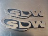 Best selling etching metal labels and tags for handbags