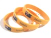 Wholesale silkscreen silicone bracelet