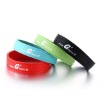 Wholesale 2011 hot popular silkscreen imprint silicone bracelet