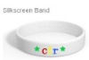 Wholesale OEM silkscreen silicone bracelet