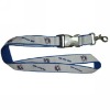 Wholesale Polyester lanyard plastic buckle and metal J hook with silkscreen printing