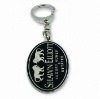 Metal Keychain with Offset/Silkscreen Printing and Epoxy Cover, Customized Designs are Accepted