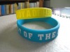 Wholesale debossed silicon rubber bracelet