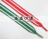 Heat transferred printing shoelace