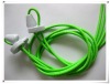 Lock Laces ( neon green with white stripes )