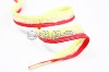 Colorful flat woven shoestring