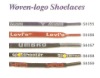 Wholesale Woven-logo shoelaces