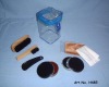 Wholesale 7 pcs blue zipper bag Shoe Shine Kit with pvc pouch