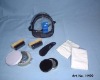 Wholesale 5 pcs shoe shine kit with pvc pouch