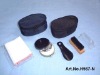 Wholesale 4 pcs shoe brush kit with colth bag