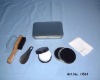 Wholesale shoe shine kit with rectangle aluminum case
