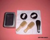 Wholesale 5 pcs shoe shine kit with aluminum case