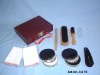 Wholesale 7 pcs shoe shine set with wooden case