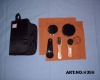 Wholesale 5pcs shoe shine kit with black bag