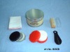 Wholesale 5pcs shoe shine kit with aluminum case