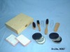 Wholesale 8 pcs shoe shine kit with wooden case