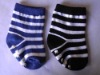 Wholesale 100%cotton knitting newborn baby socks