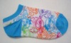Wholesale cotton ankle gril sock
