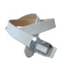 Wholesale Fashionable Women's White PU Belt