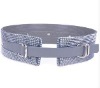 Wholesale Elastic wide women's wasitdand (BL-0128)woven lady's belt