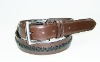 men's leather belt
