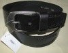 real full grain cow leather men's belt