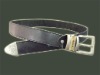 men's classic black leather belts