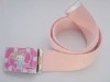 Wholesale fashion canvas kids belt