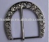 Wholesale zinc alloy crystal belt buckle