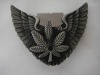 Wholesale fashion maple leaf sign belt buckle